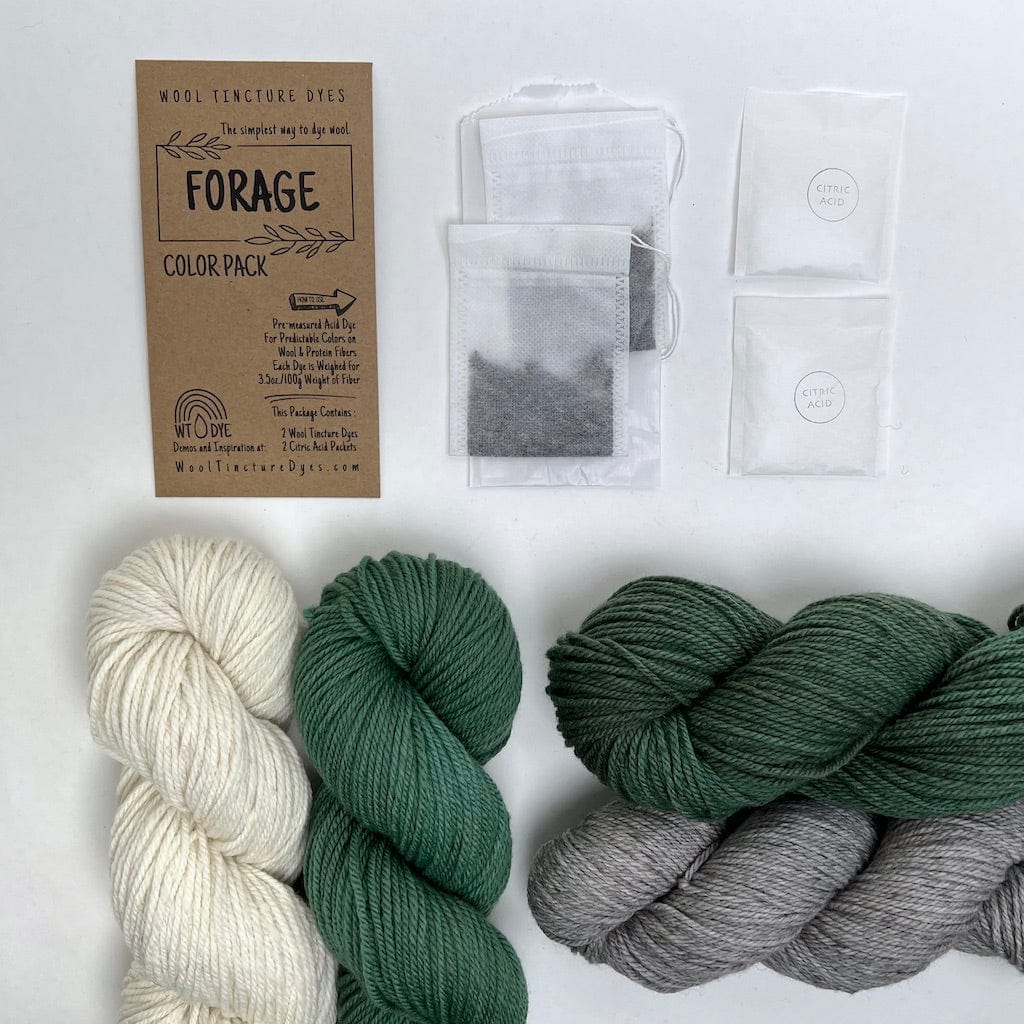 Friendship Cushion Kits - Yarn, pillow form, and dye
