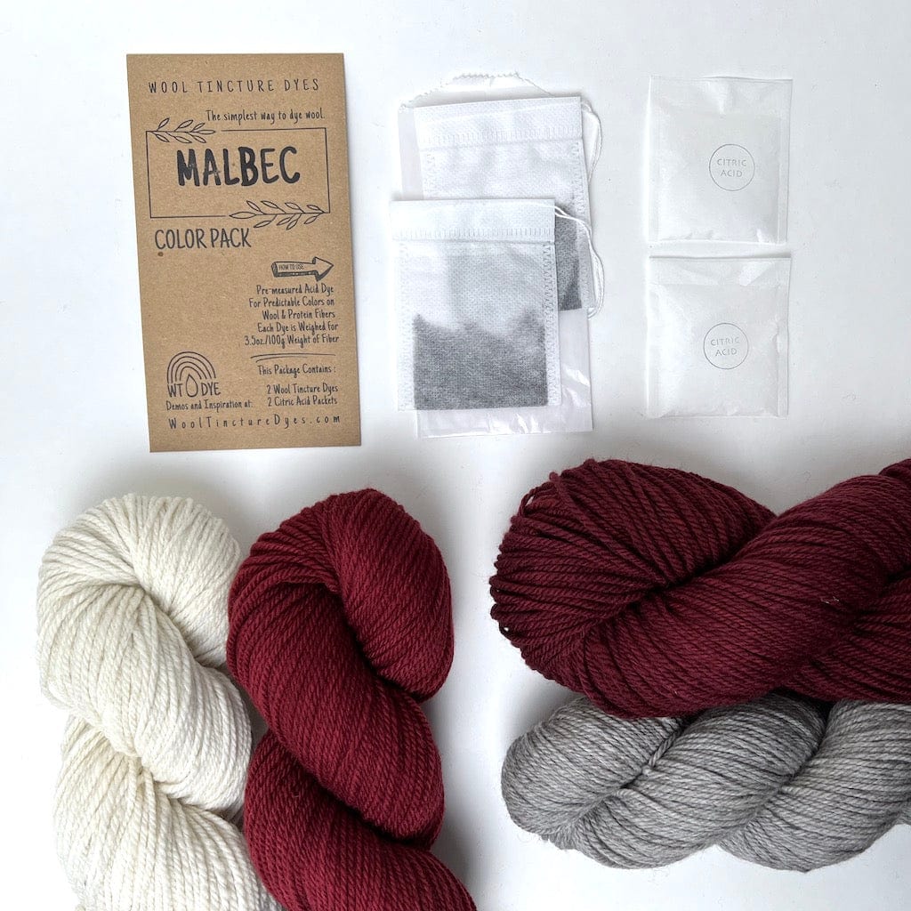 Friendship Cushion Kits - Yarn, pillow form, and dye