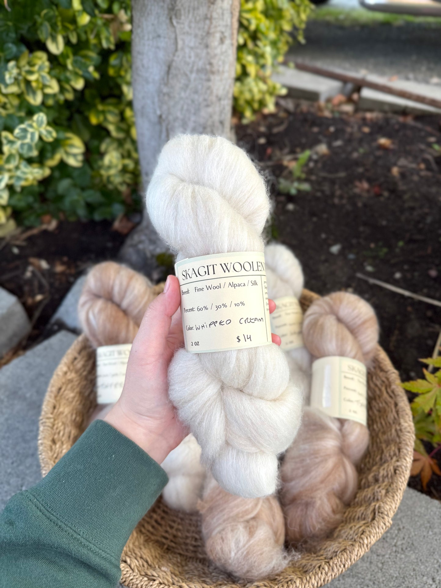 Skagit Woolen Roving