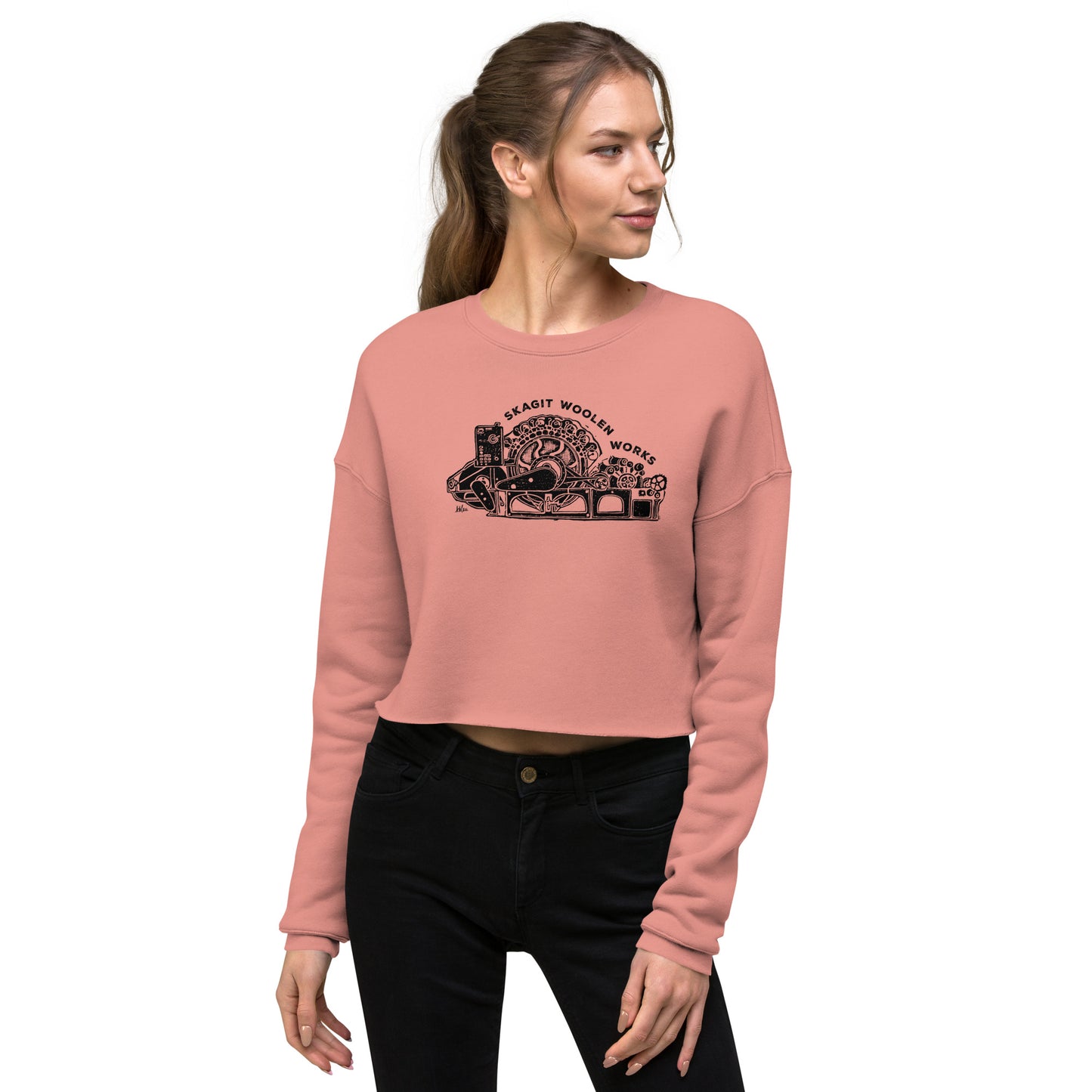 Skagit Woolen Works Rosie Crop Sweatshirt