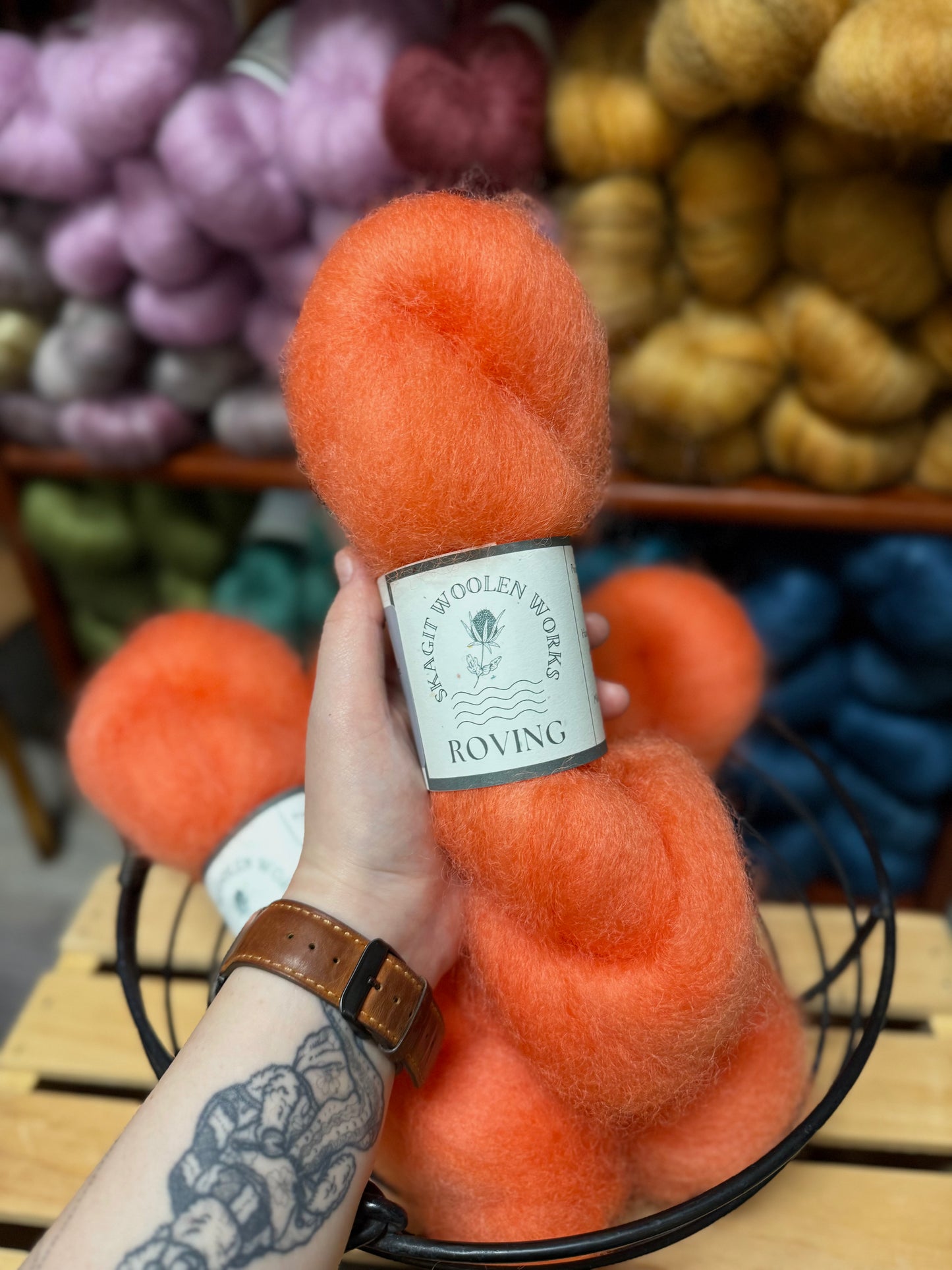 Dyed / Blended Roving - Limited Edition Colors