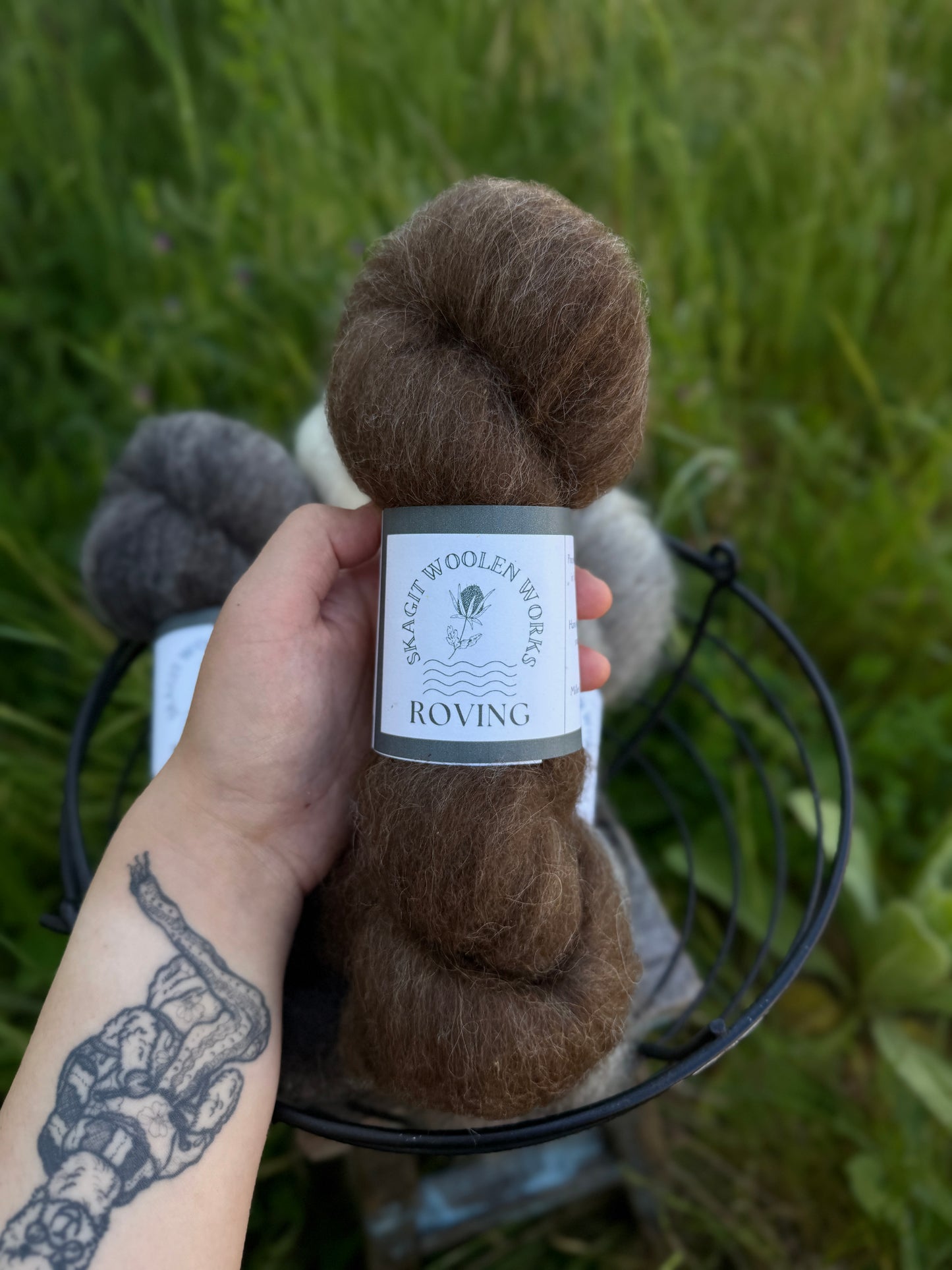 Skagit Woolen Roving