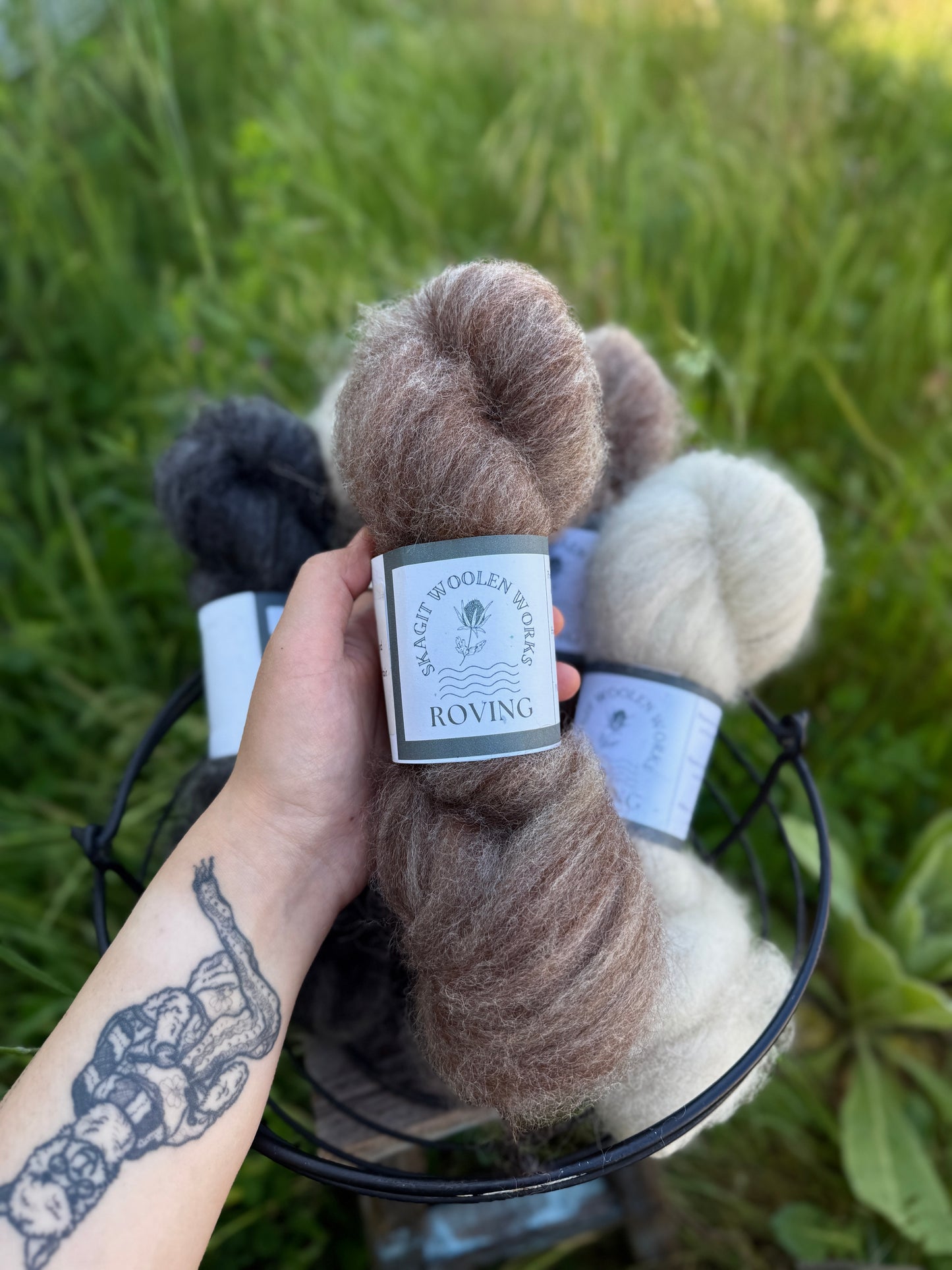 Skagit Woolen Roving
