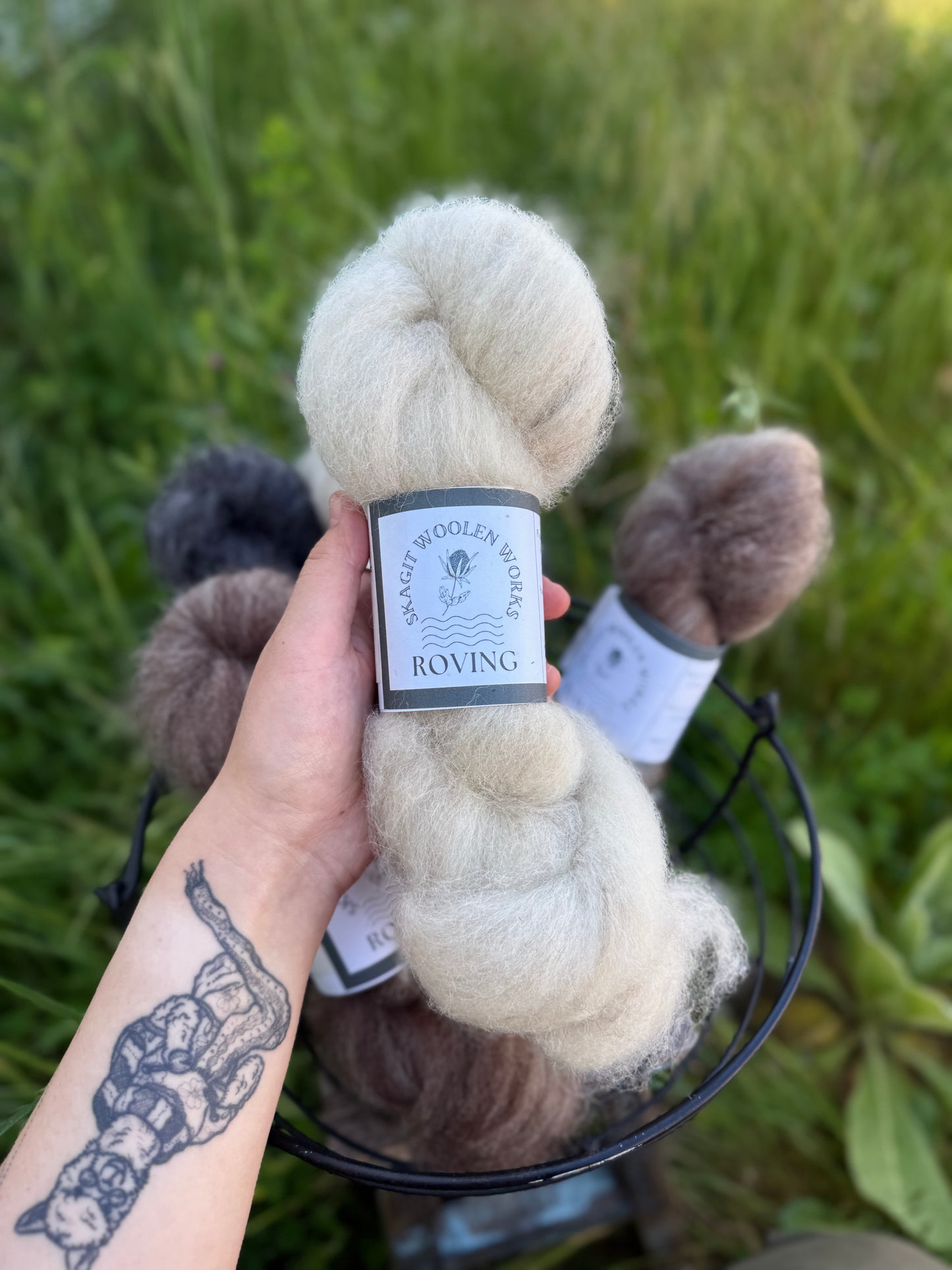 Skagit Woolen Roving