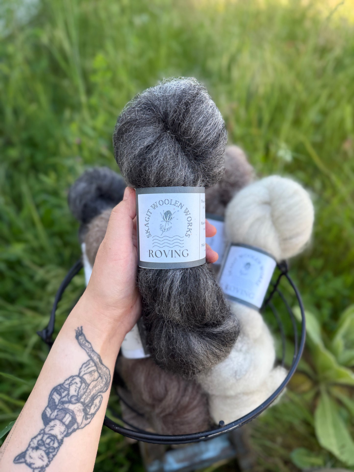 Skagit Woolen Roving