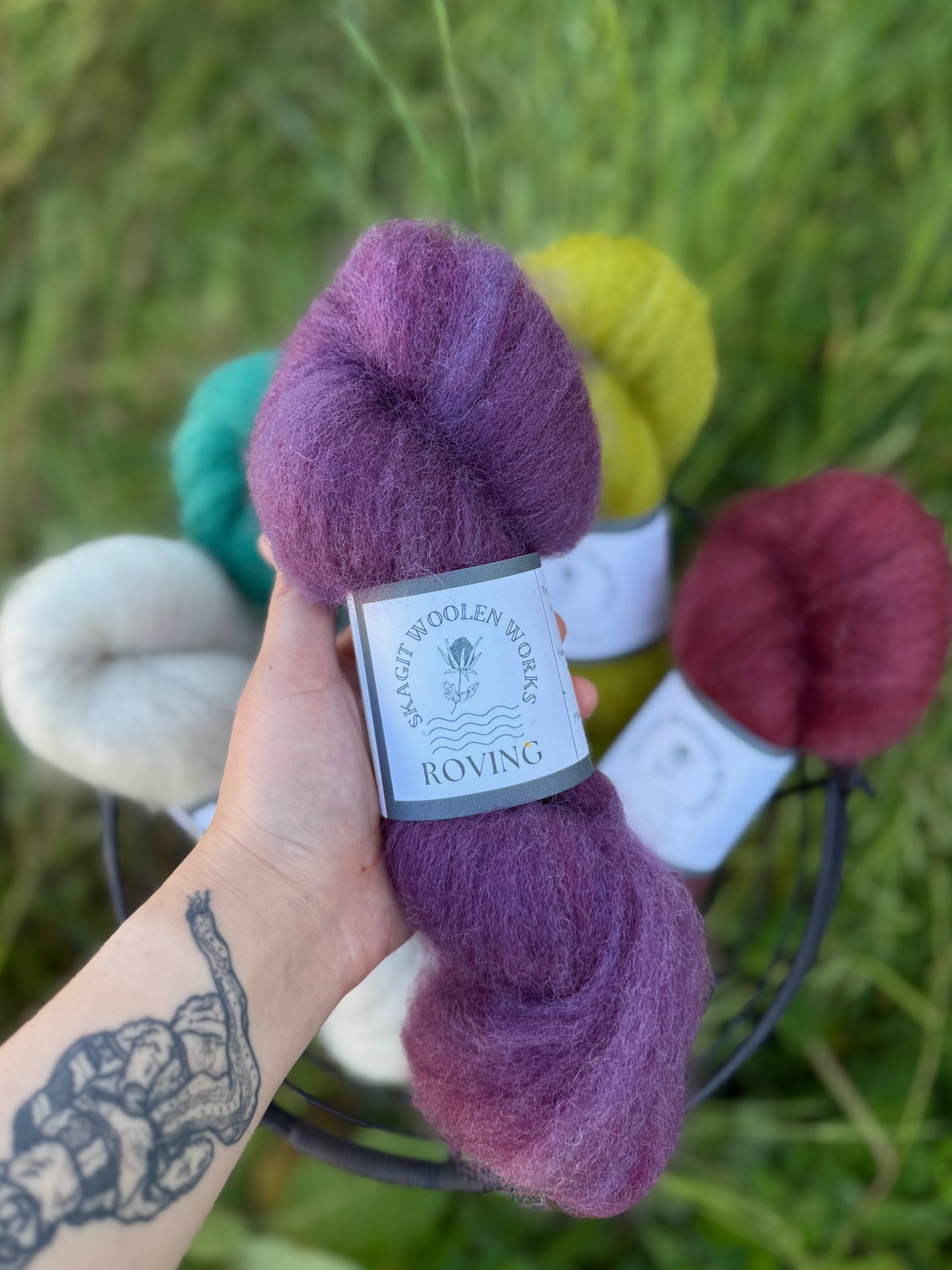 Dyed / Blended Roving - Limited Edition Colors