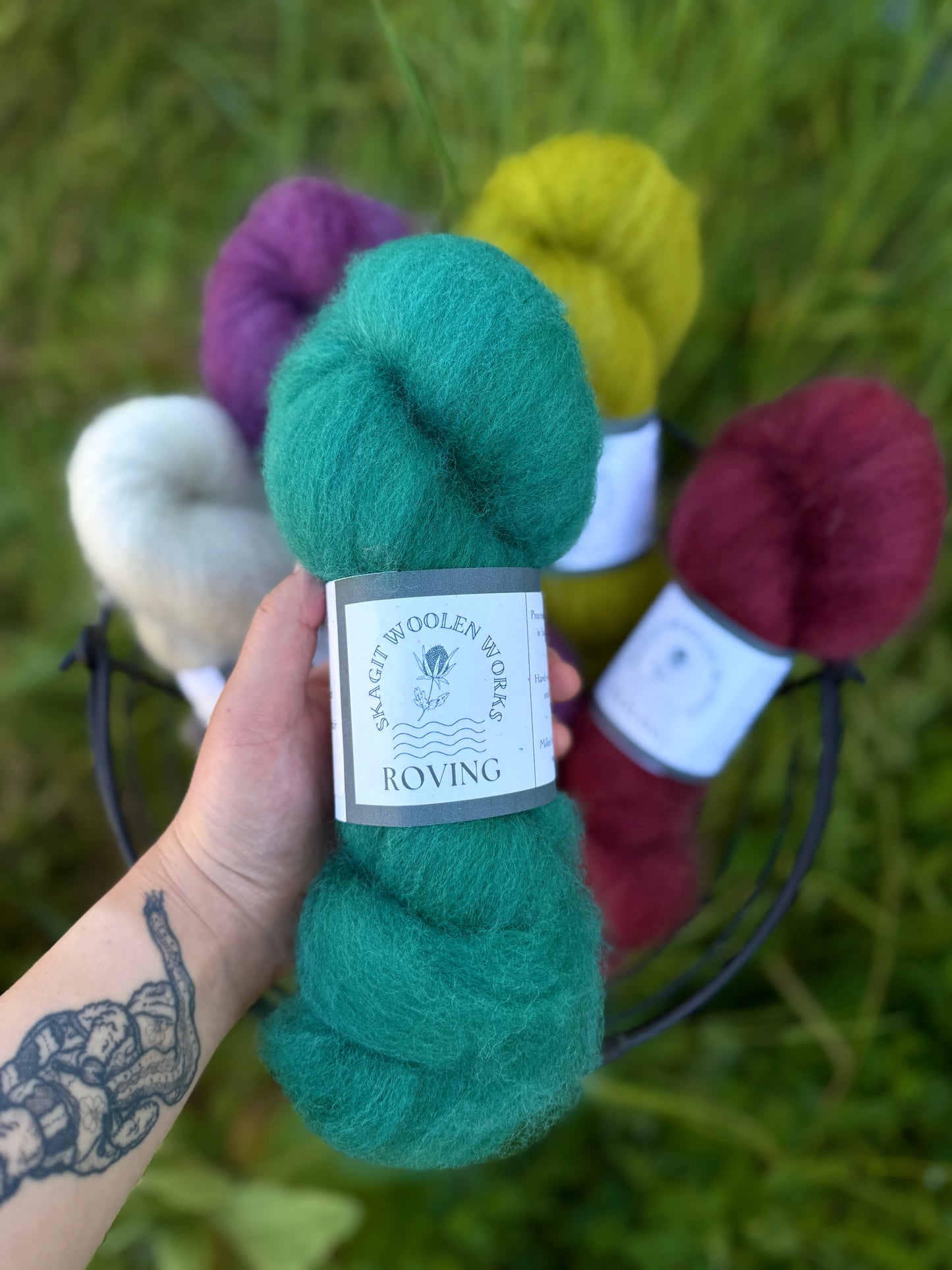 Dyed / Blended Roving - Limited Edition Colors