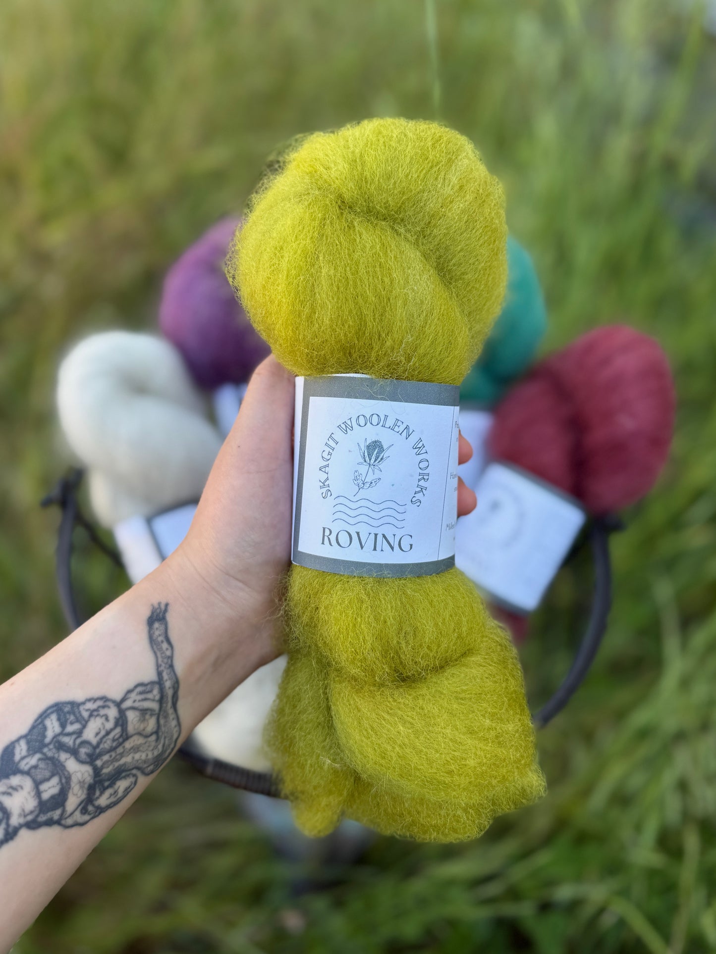 Dyed / Blended Roving - Limited Edition Colors