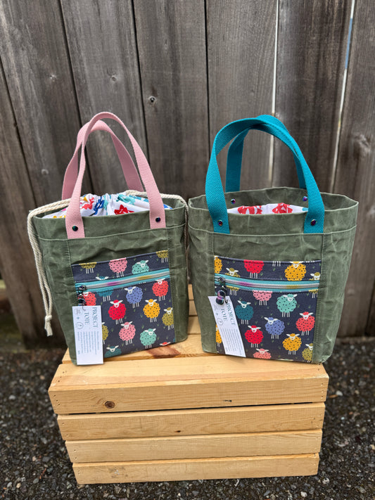 Seattle Stitchery + Skagit Woolen Custom Bags