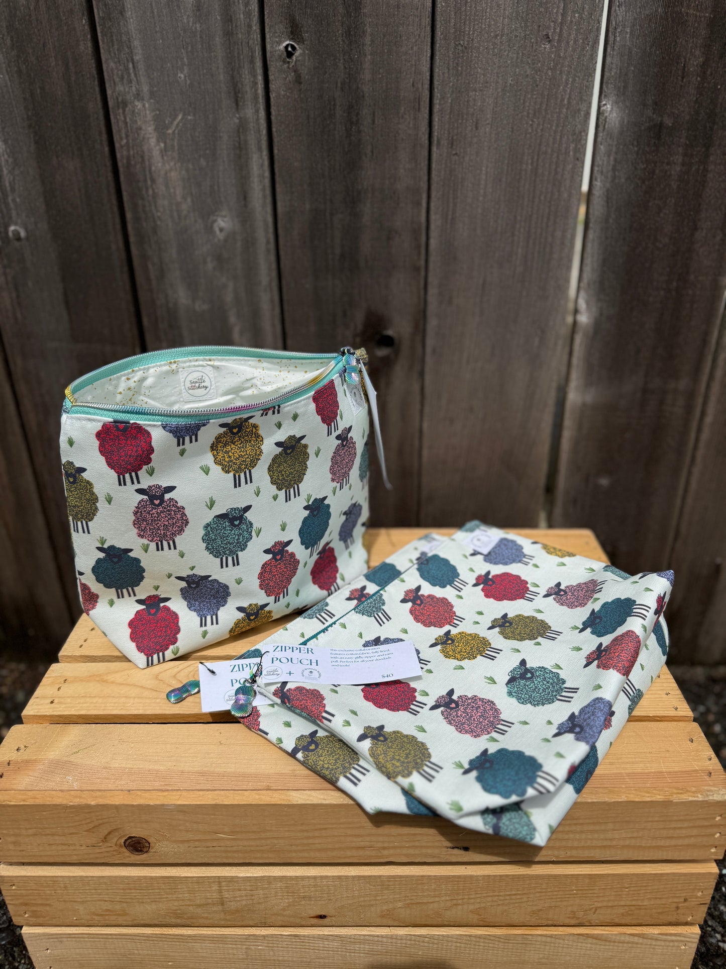 Seattle Stitchery + Skagit Woolen Custom Bags
