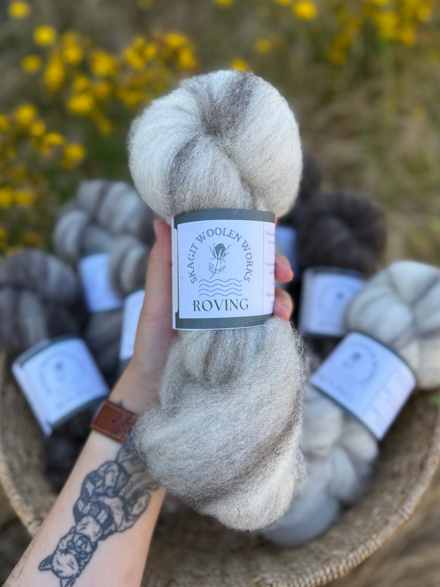 Skagit Woolen Roving
