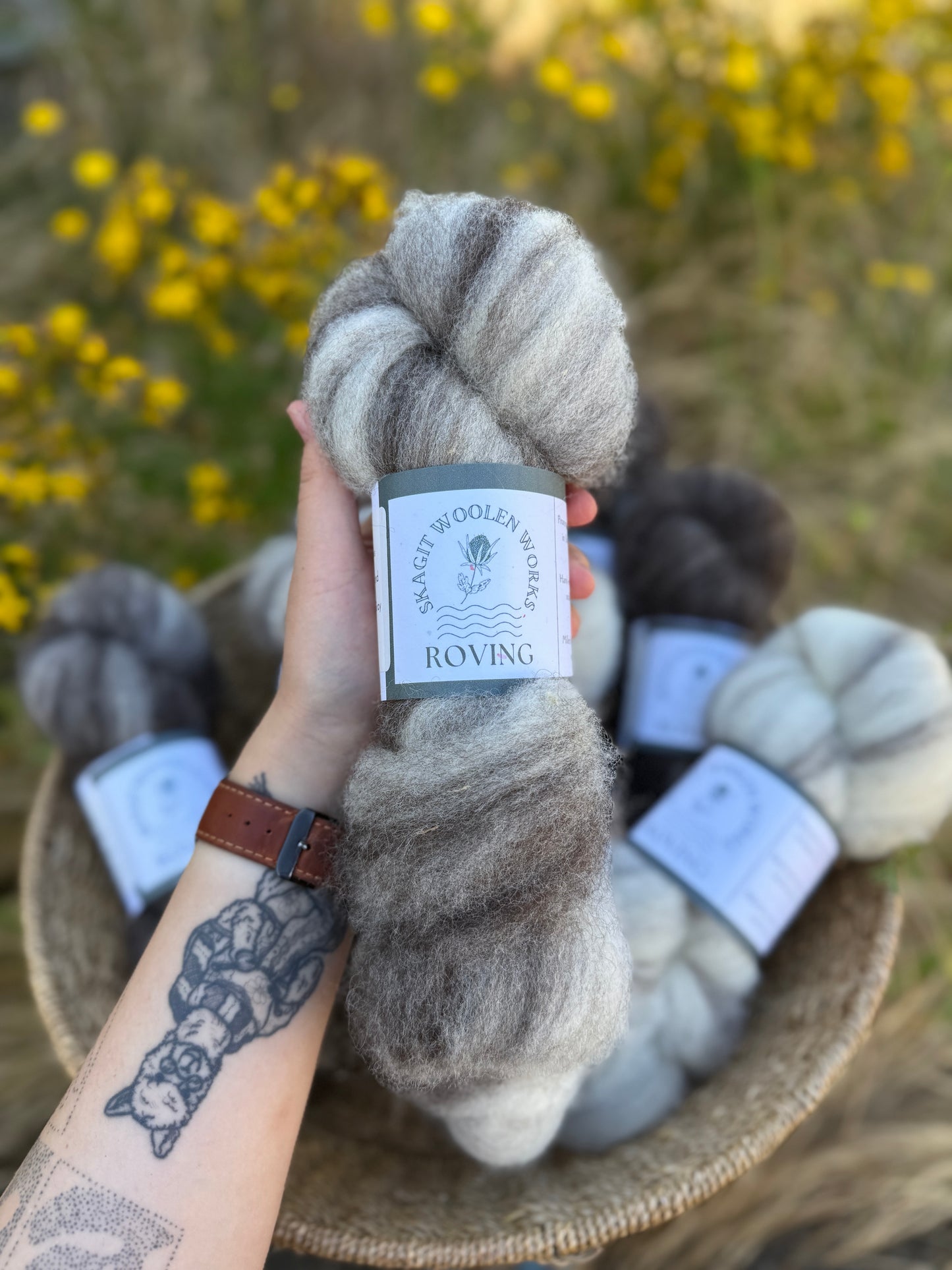 Skagit Woolen Roving