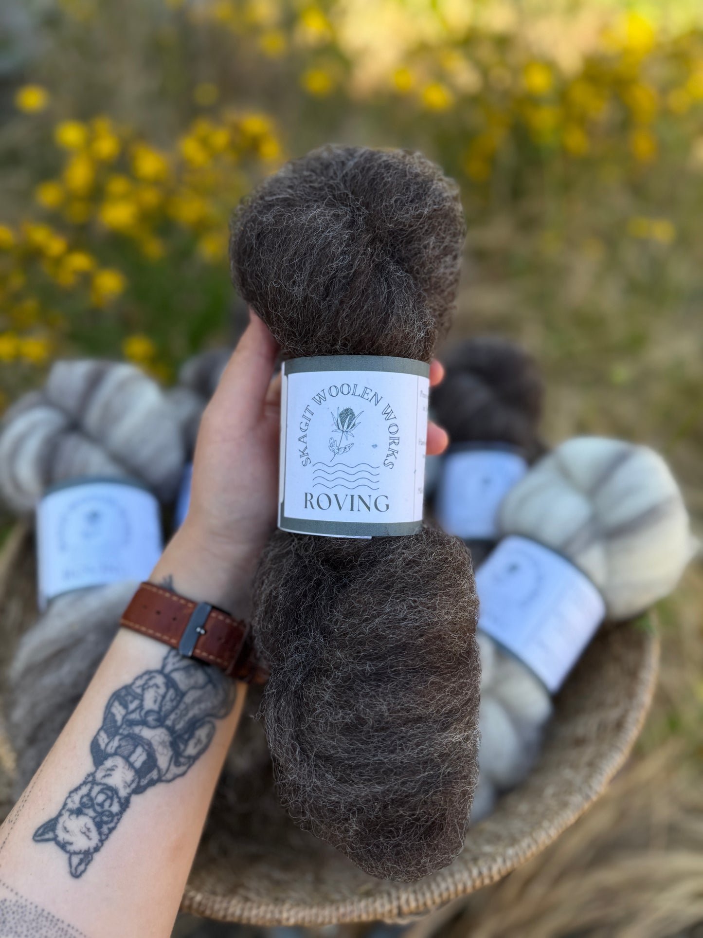 Skagit Woolen Roving