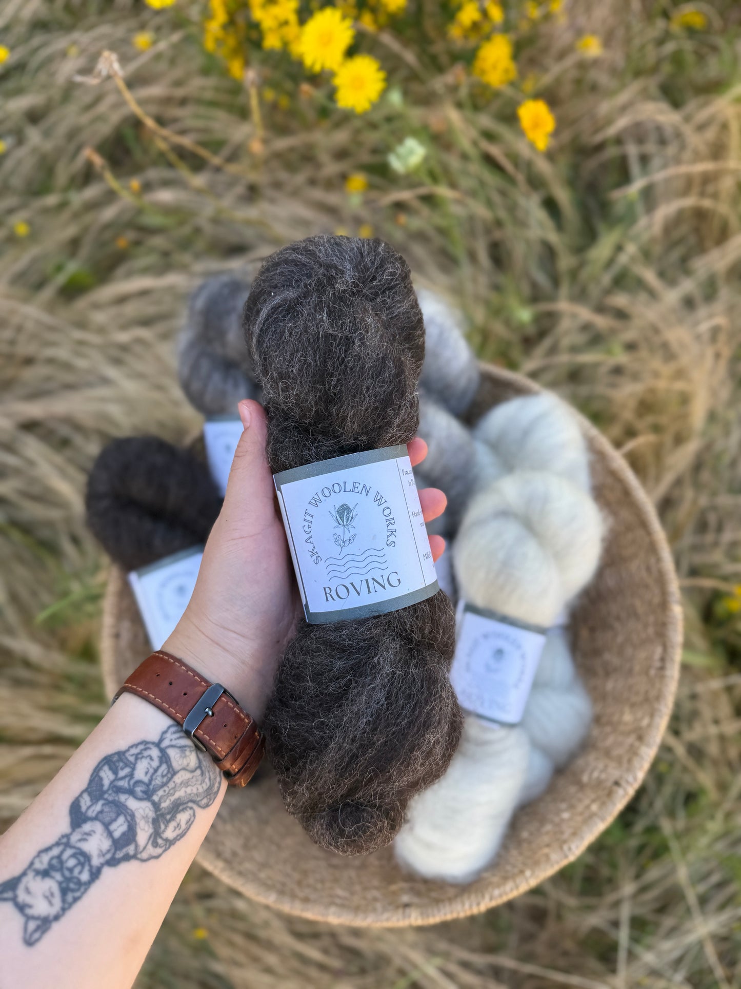 Skagit Woolen Roving