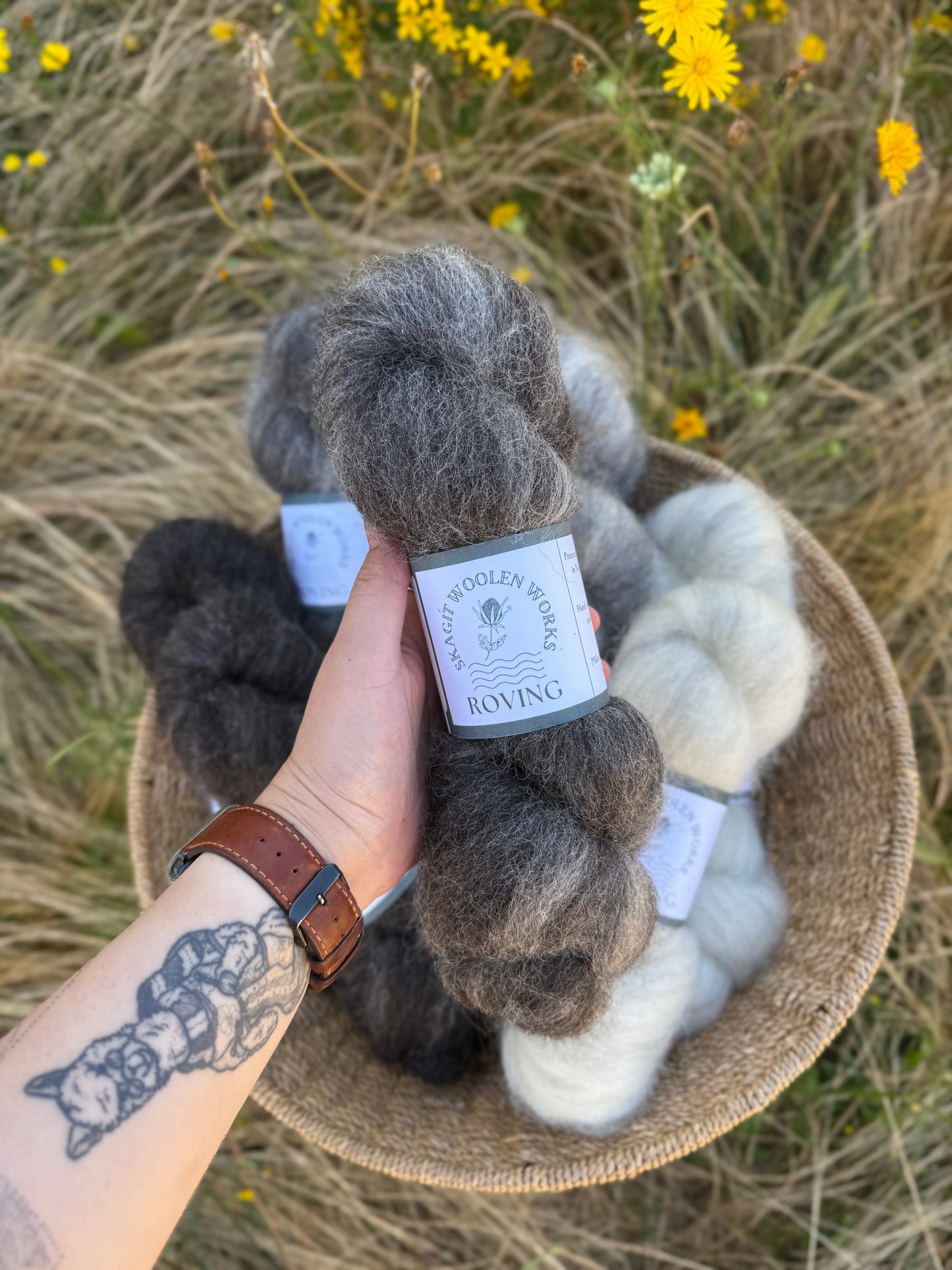 Skagit Woolen Roving
