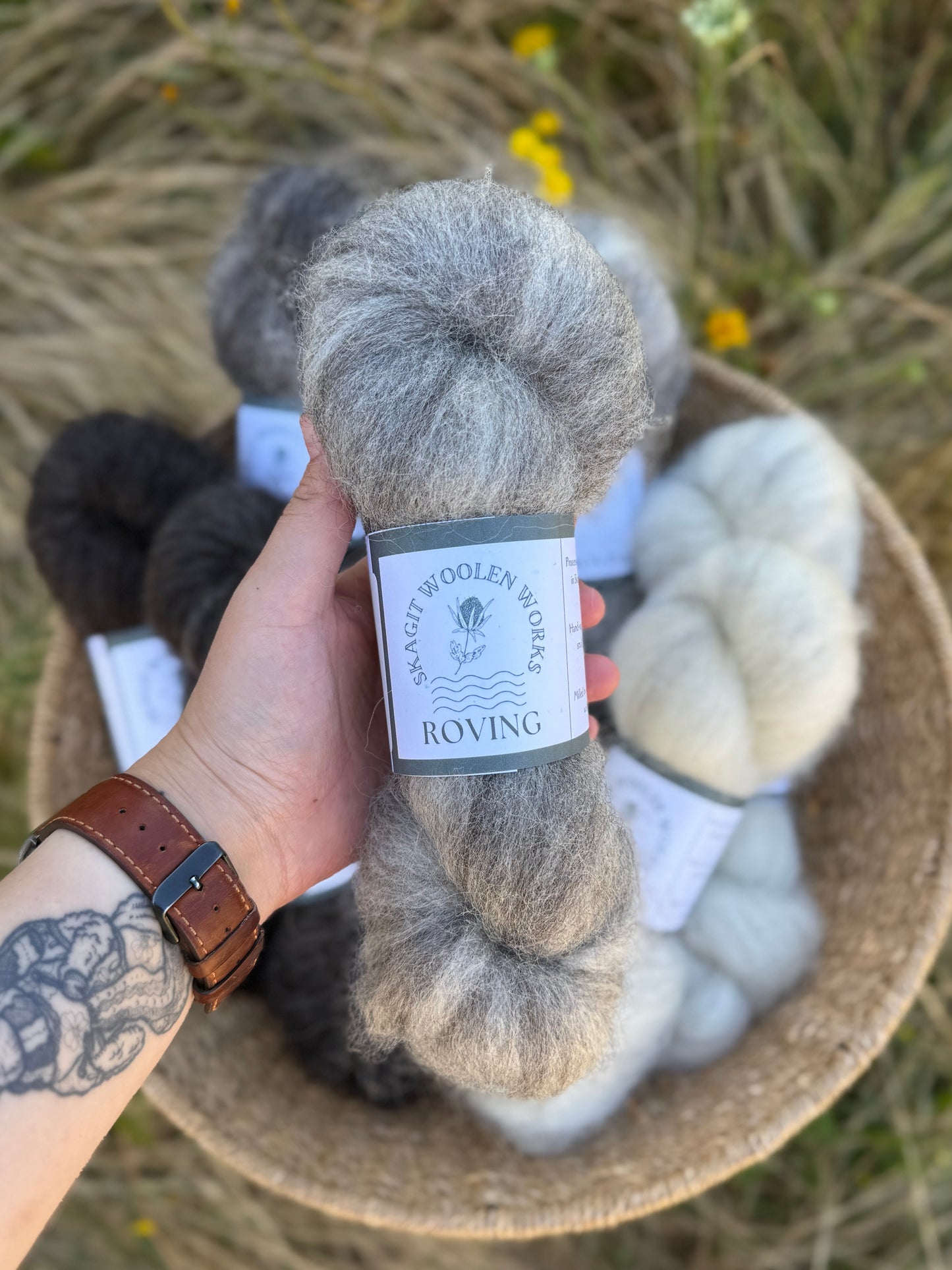 Skagit Woolen Roving