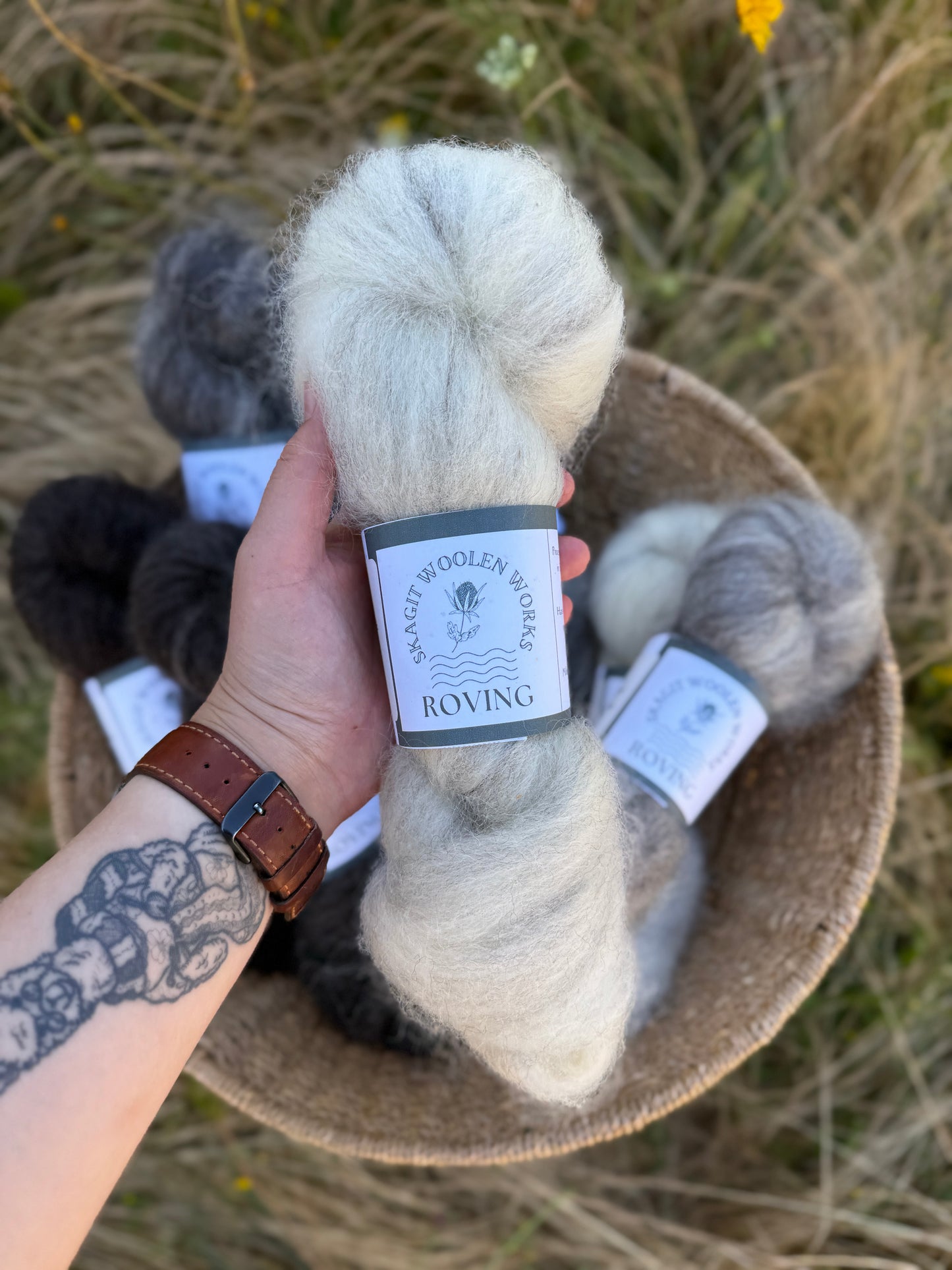 Skagit Woolen Roving