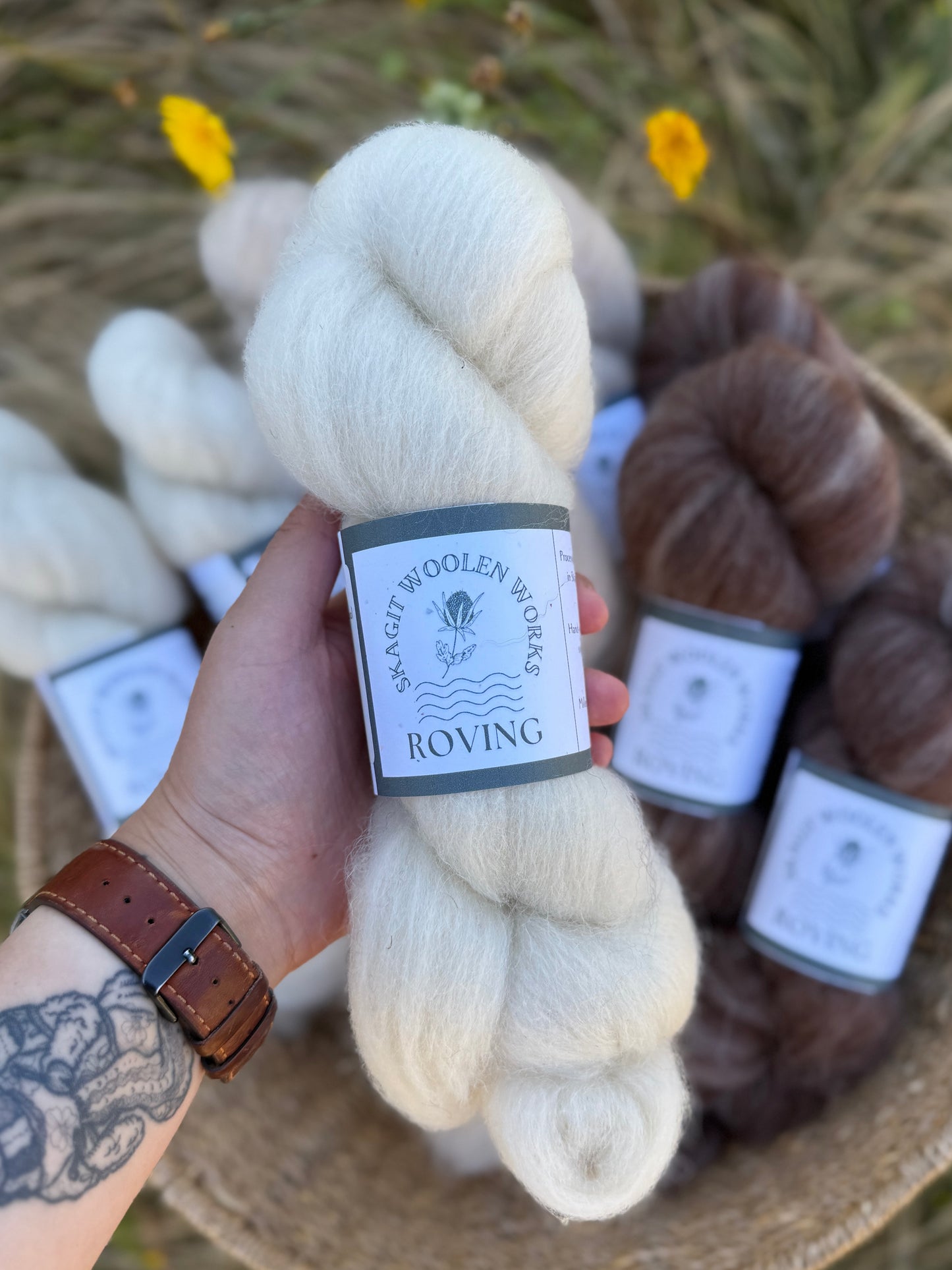 Skagit Woolen Roving