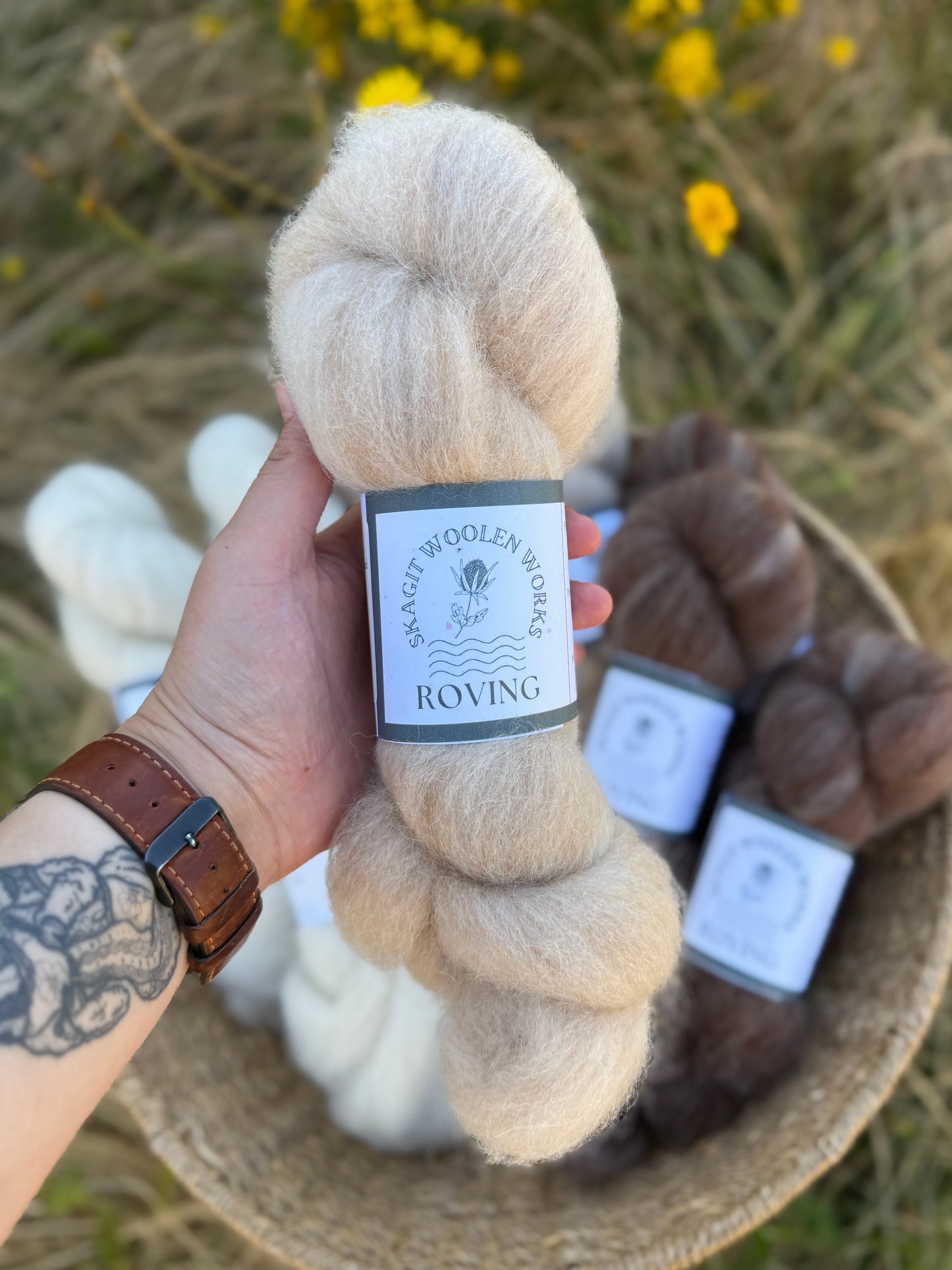 Skagit Woolen Roving