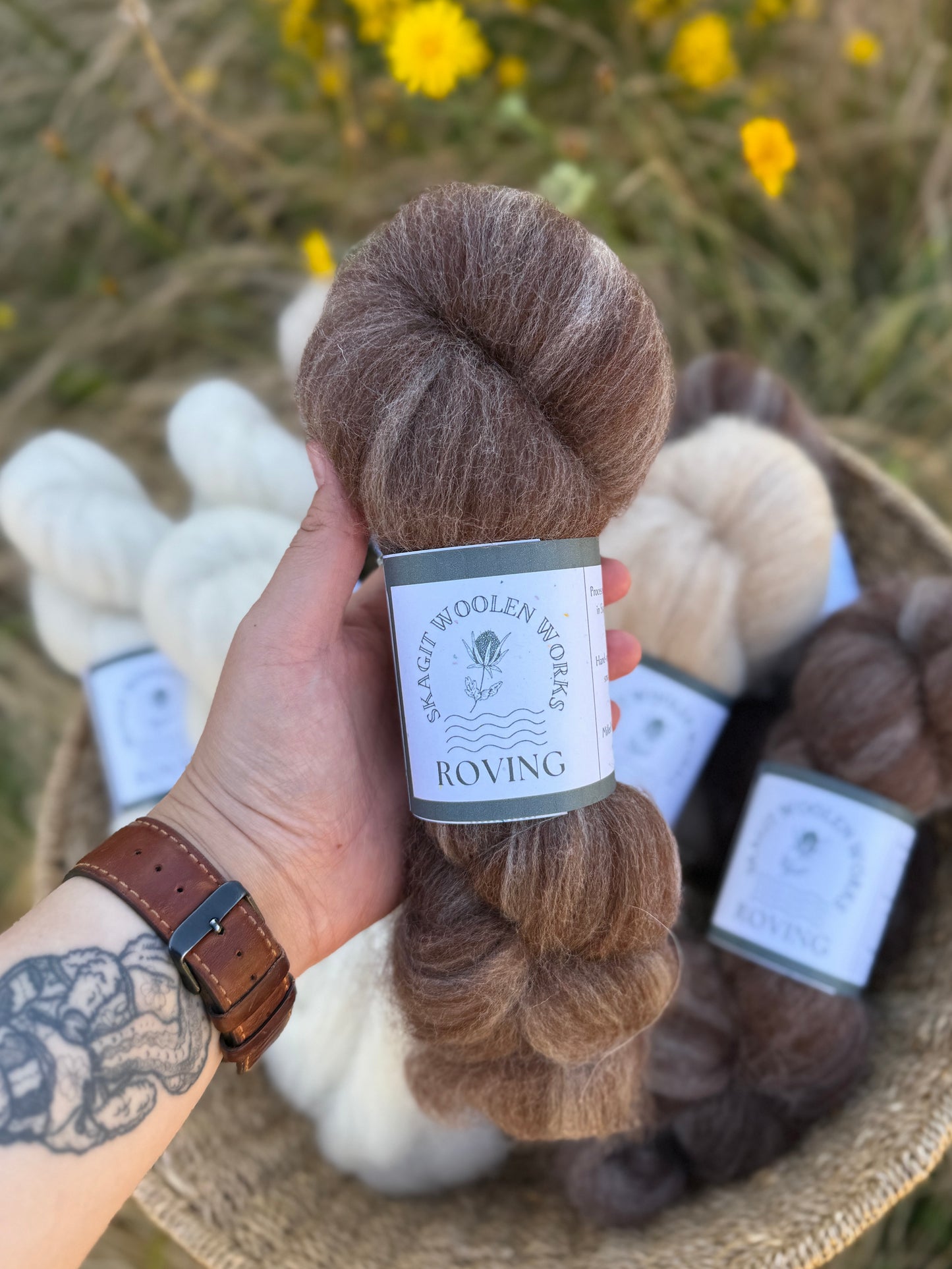 Skagit Woolen Roving