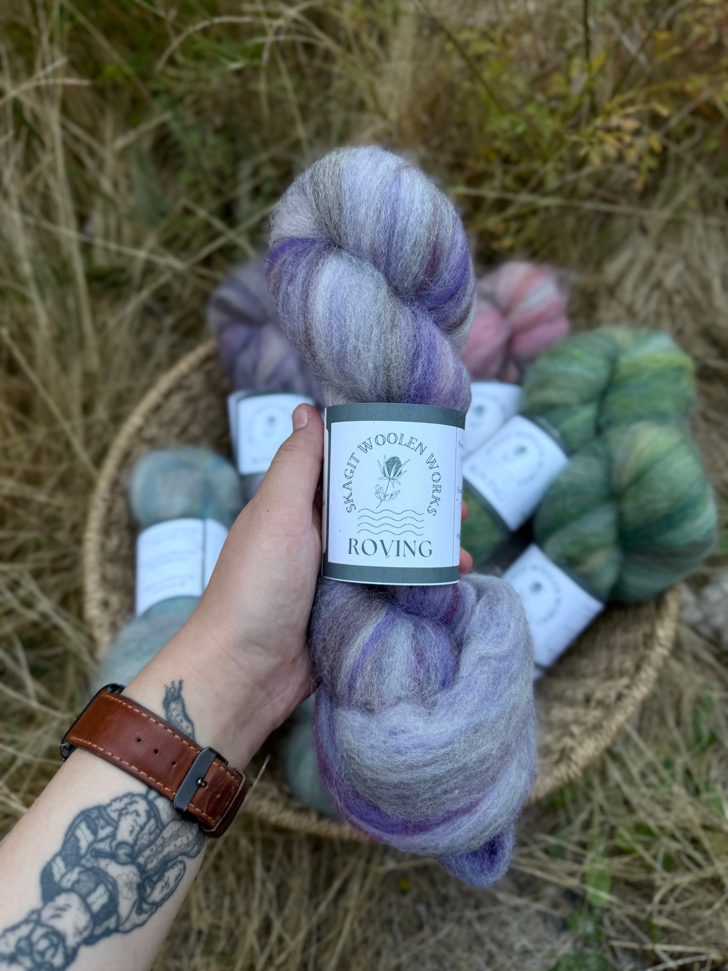 Dyed / Blended Roving - Limited Edition Colors