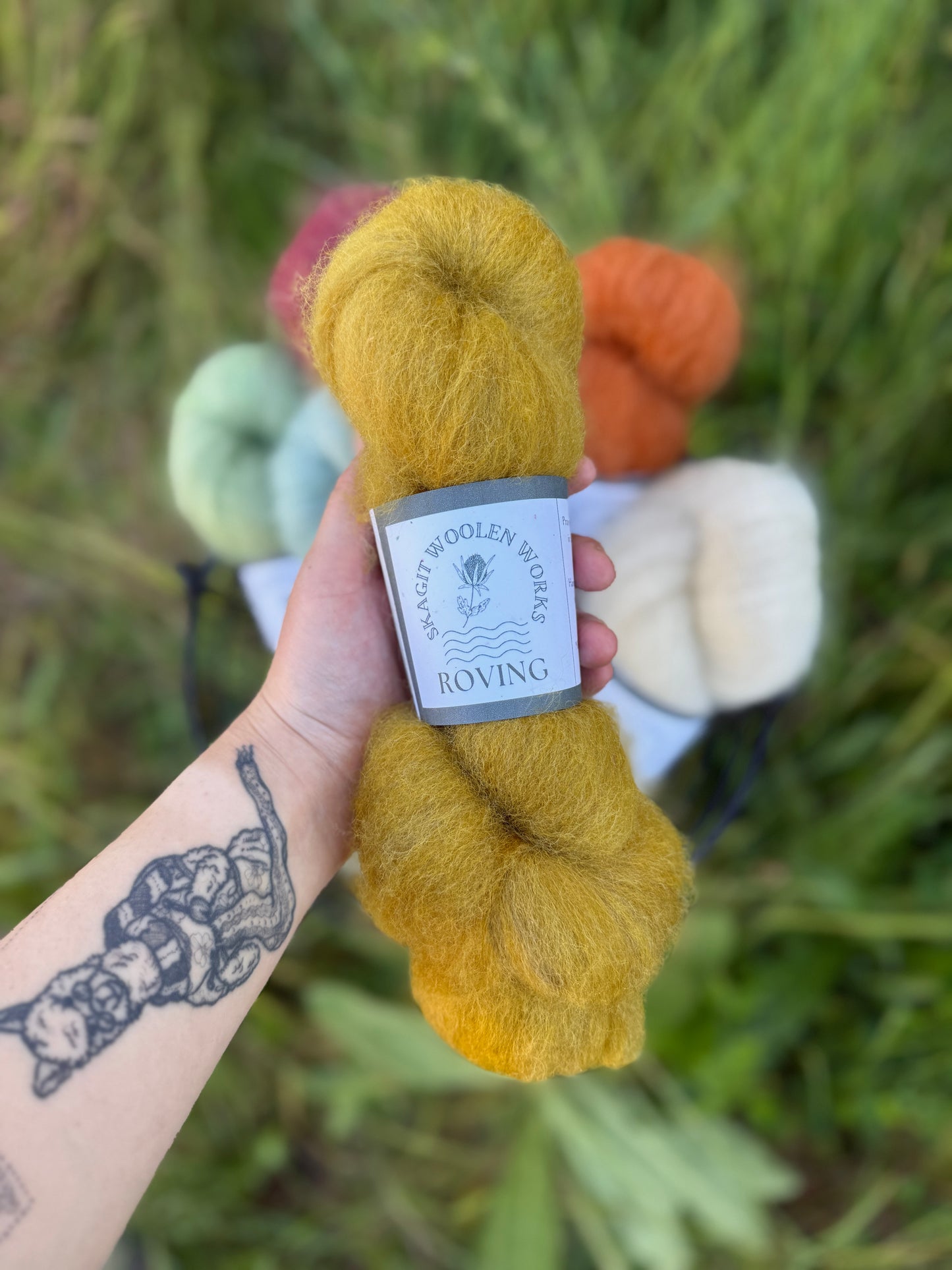 Dyed / Blended Roving - Limited Edition Colors