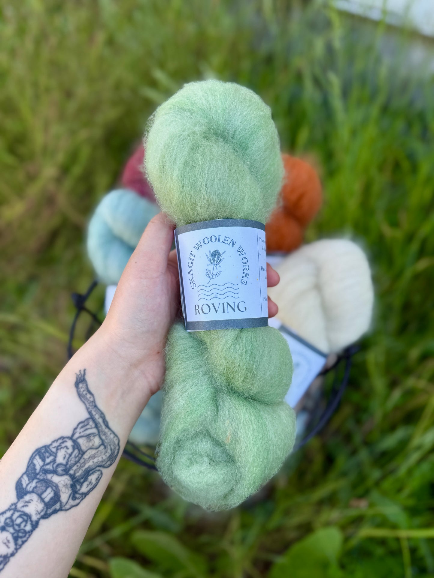 Dyed / Blended Roving - Limited Edition Colors
