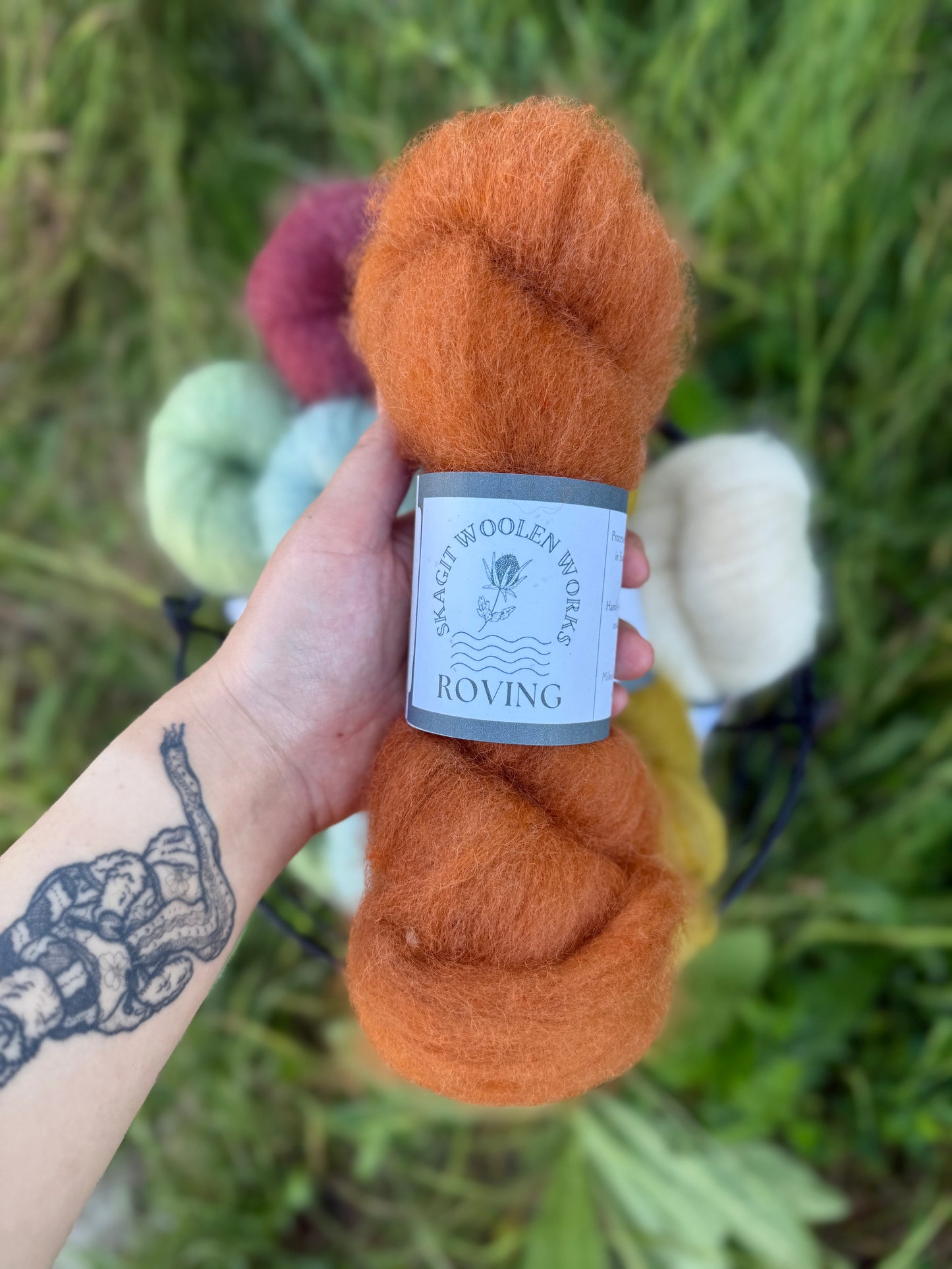 Dyed / Blended Roving - Limited Edition Colors