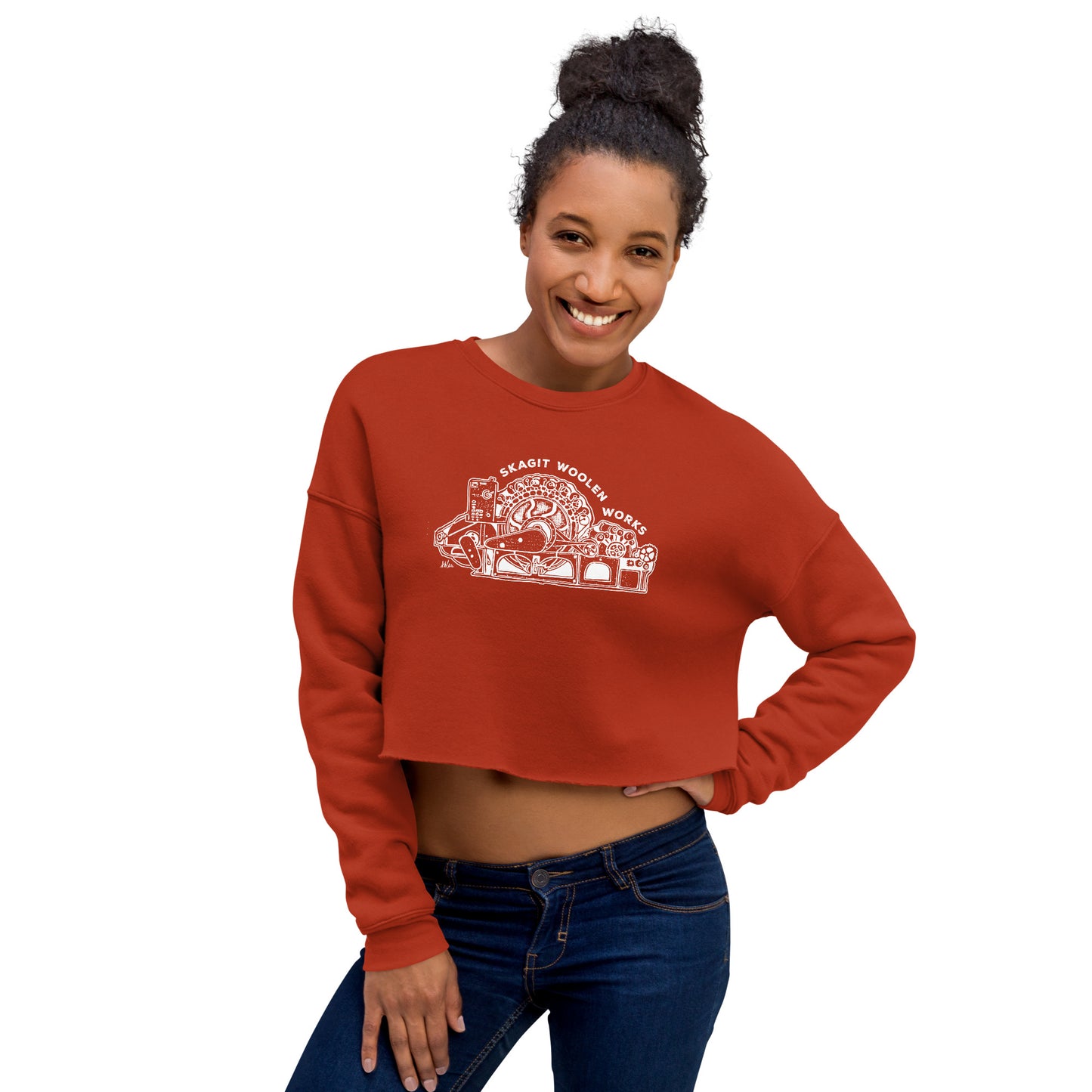 Skagit Woolen Works Rosie Crop Sweatshirt