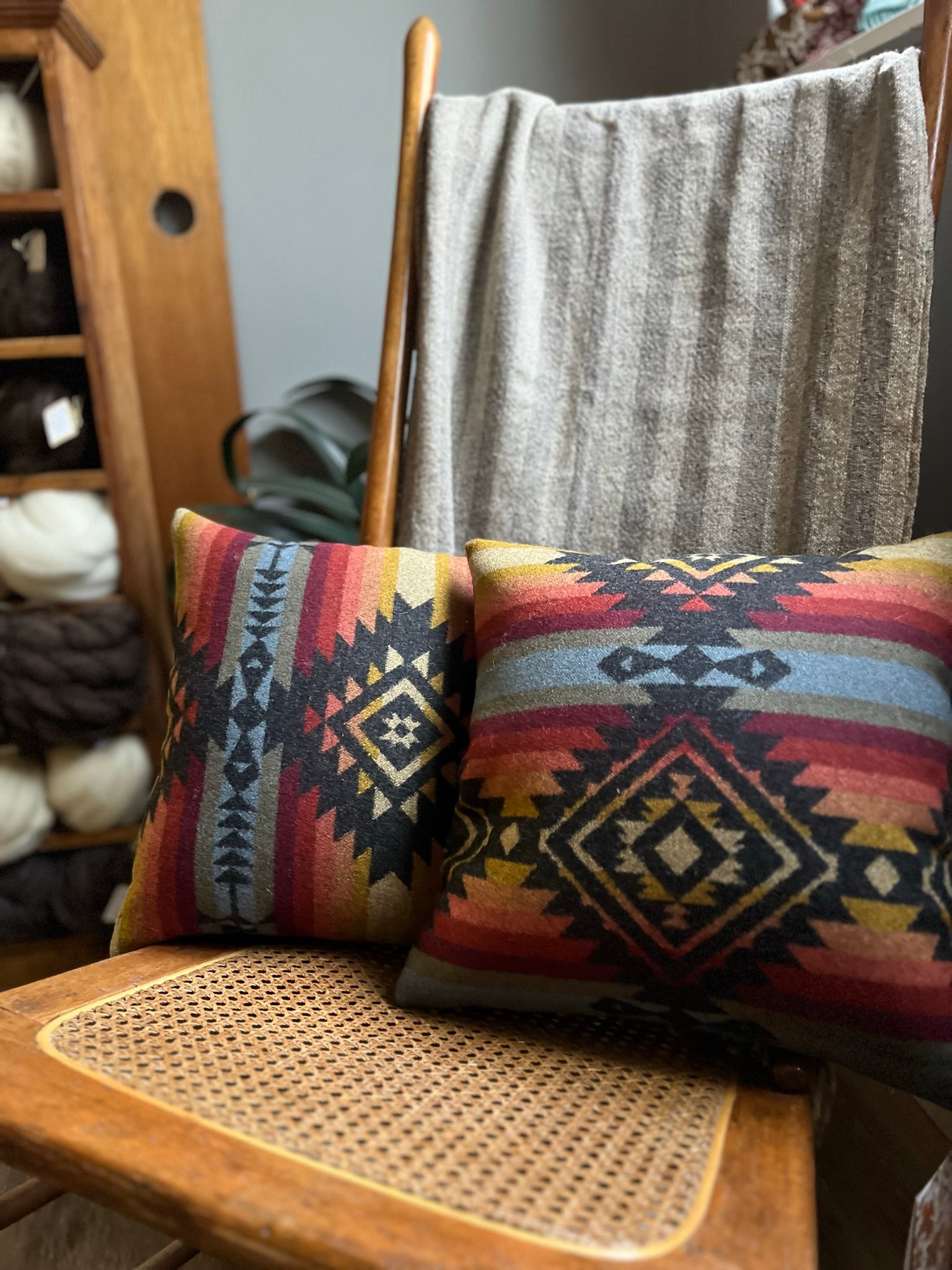 Limited Edition Wool Stuffed Pendleton Throw Pillows