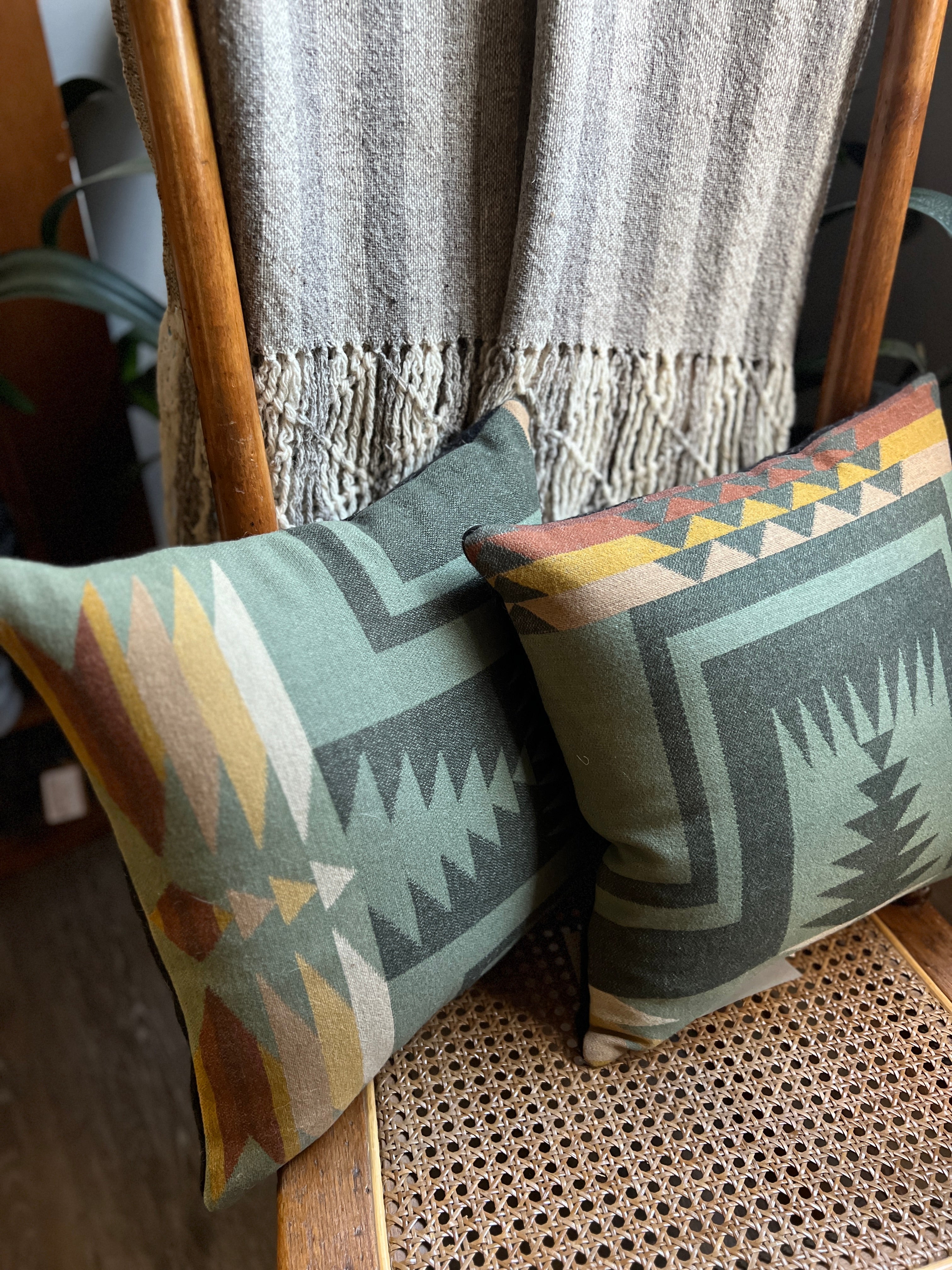 Pendleton shop wool pillows